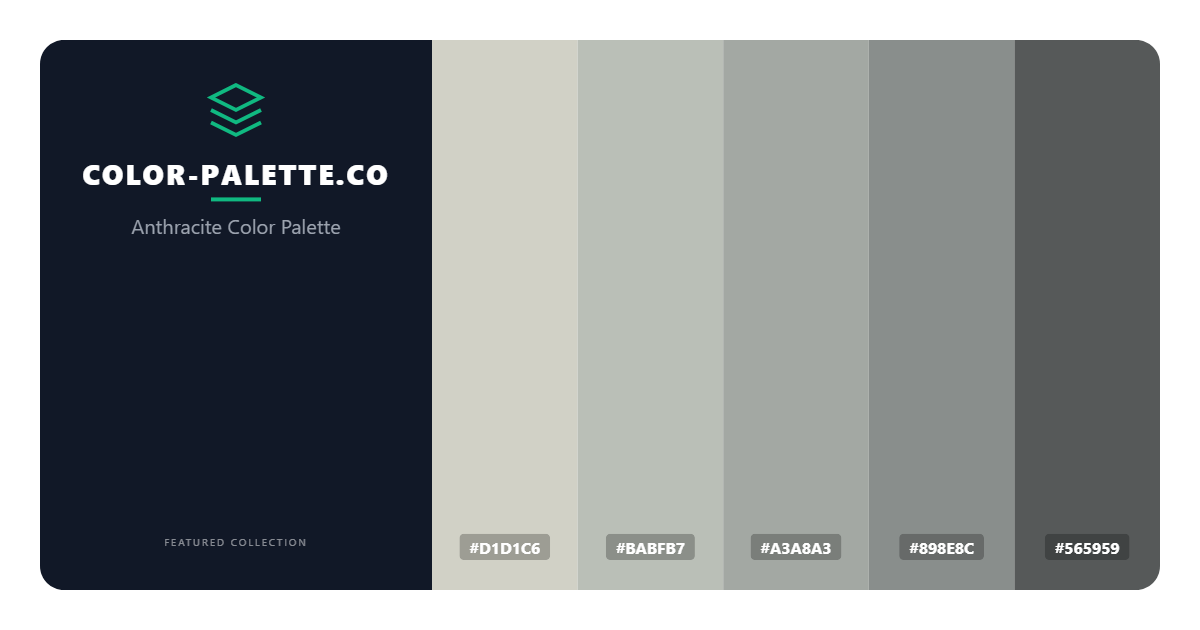 Anthracite Color Palette