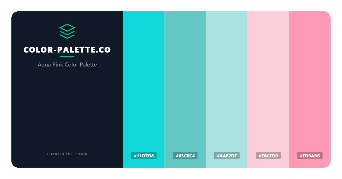 Aqua Pink Color Palette
