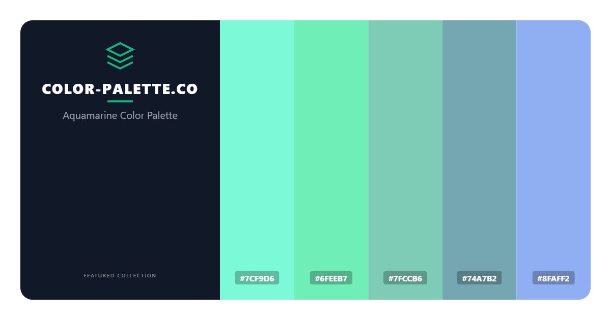Aquamarine Color Palette