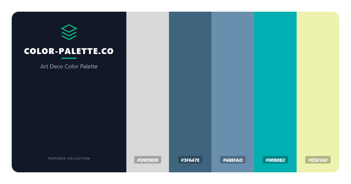 Art Deco Color Palette