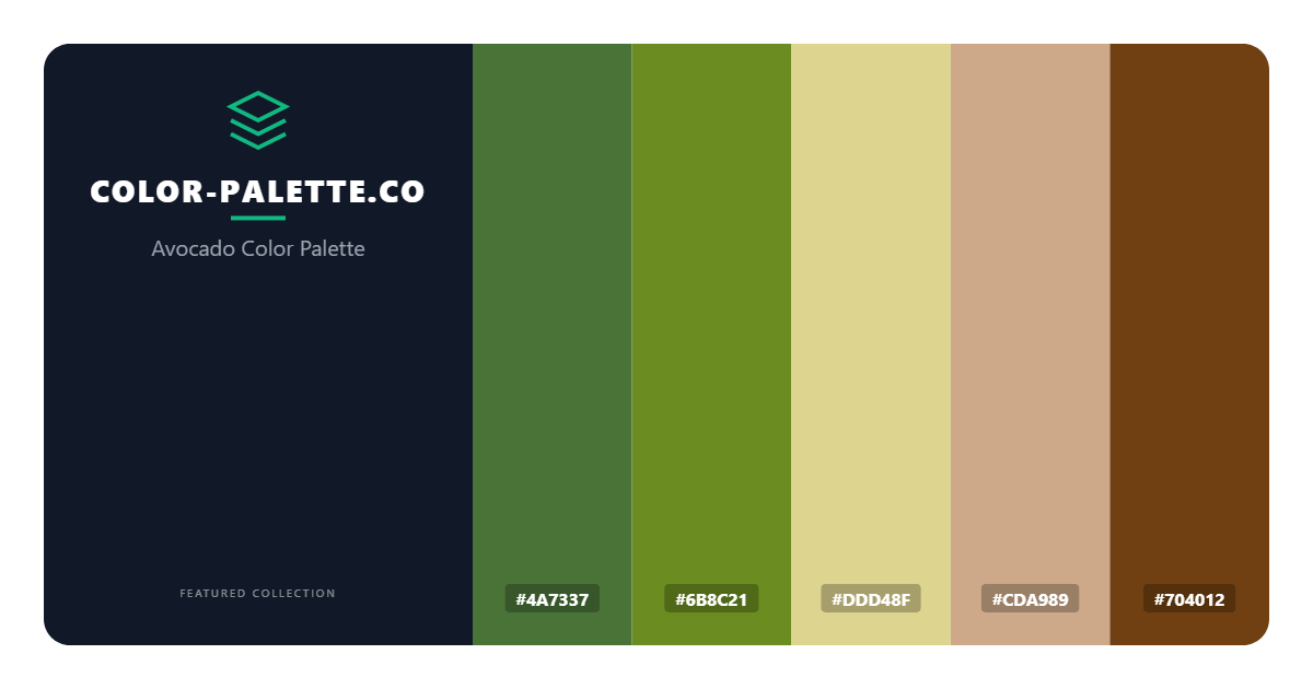 Avocado Color Palette