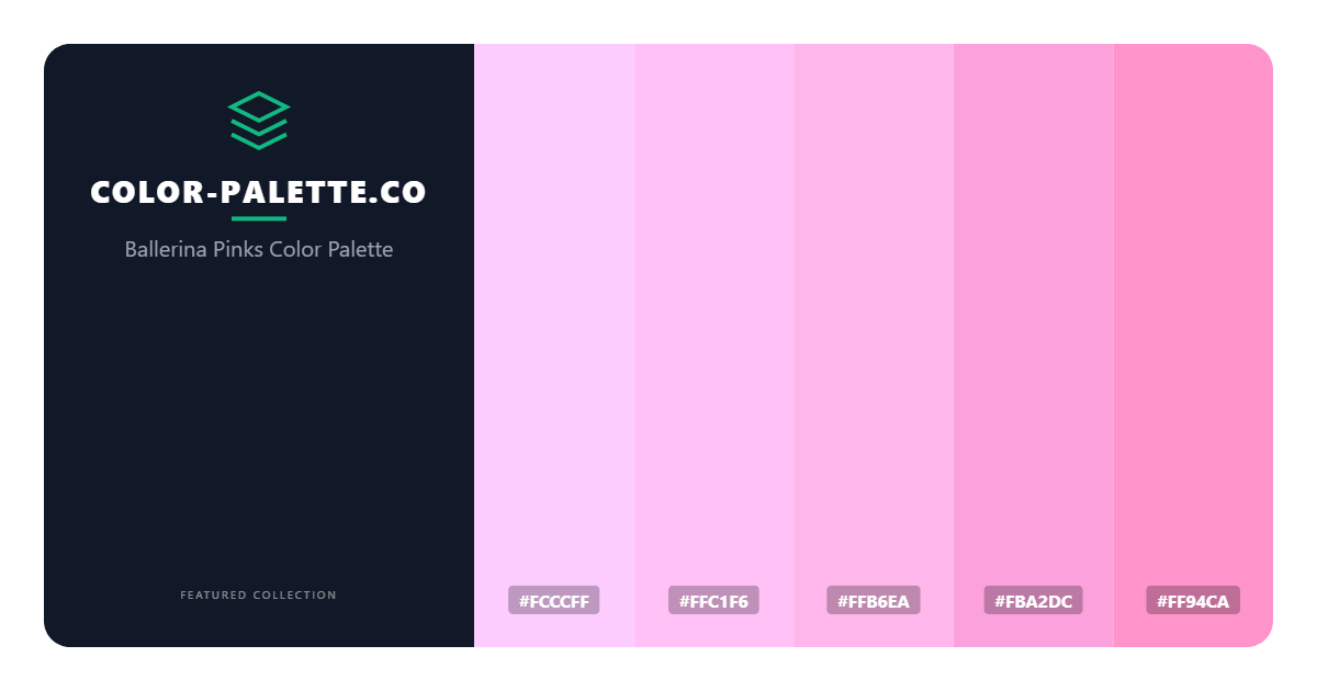 Ballerina Pinks Color Palette