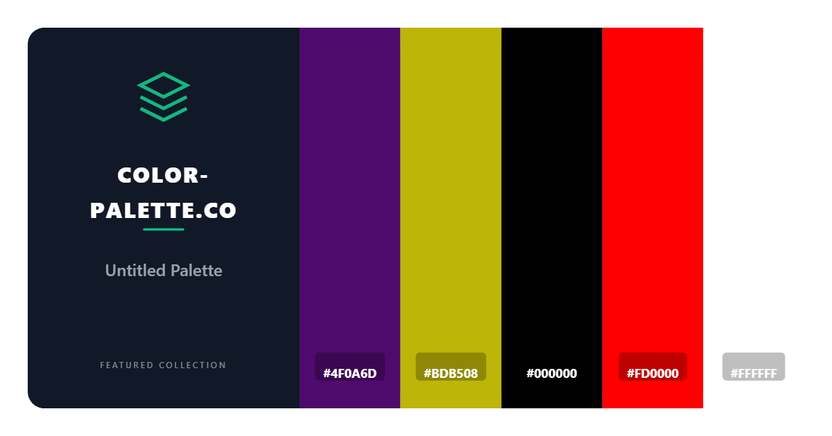 Baltimore Ravens Color Palette