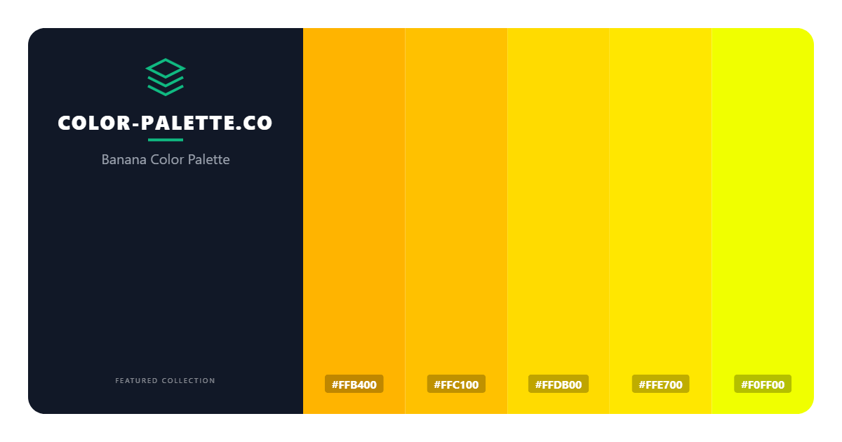 Banana Color Palette