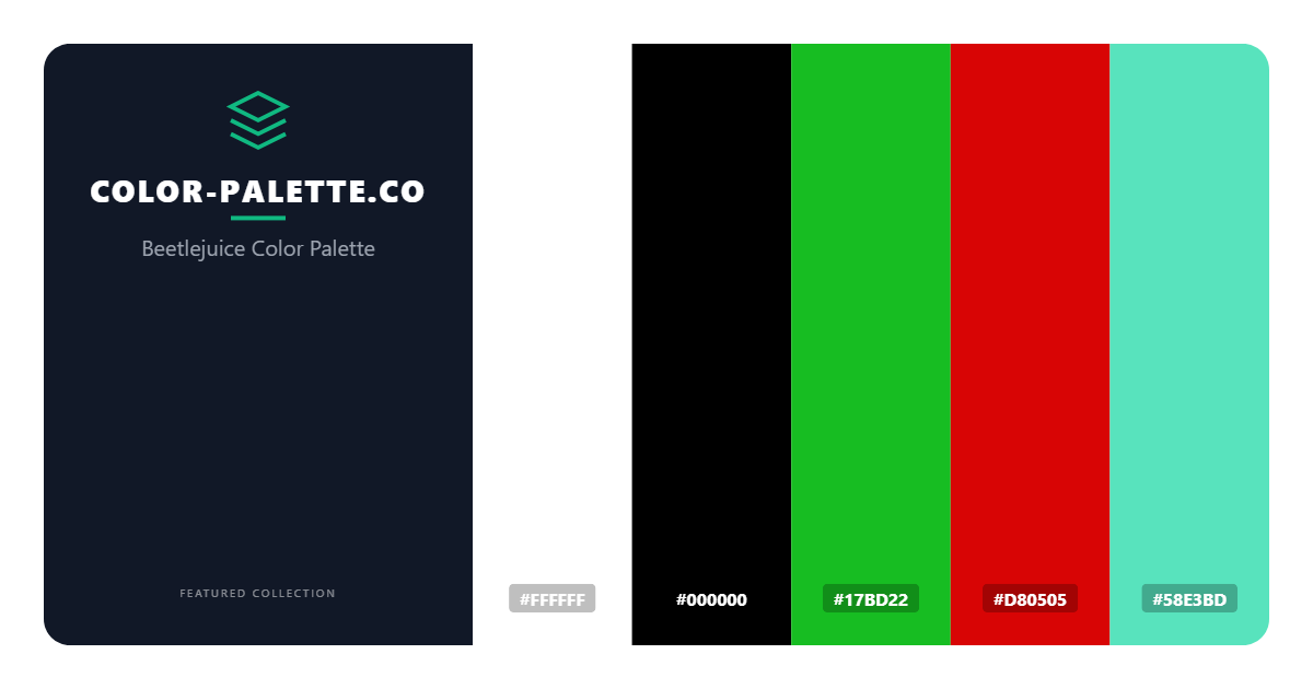 Beetlejuice Color Palette