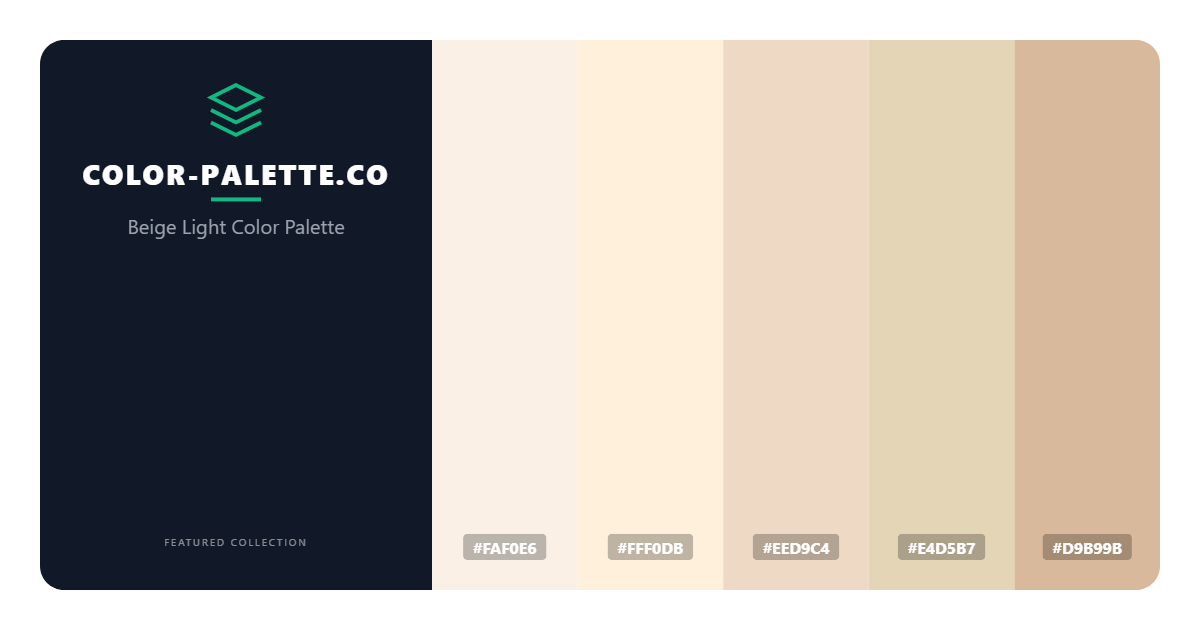 Beige Light Color Palette