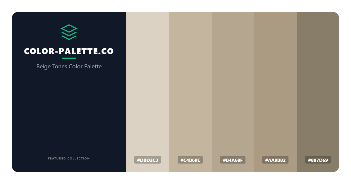 Beige Tones Color Palette