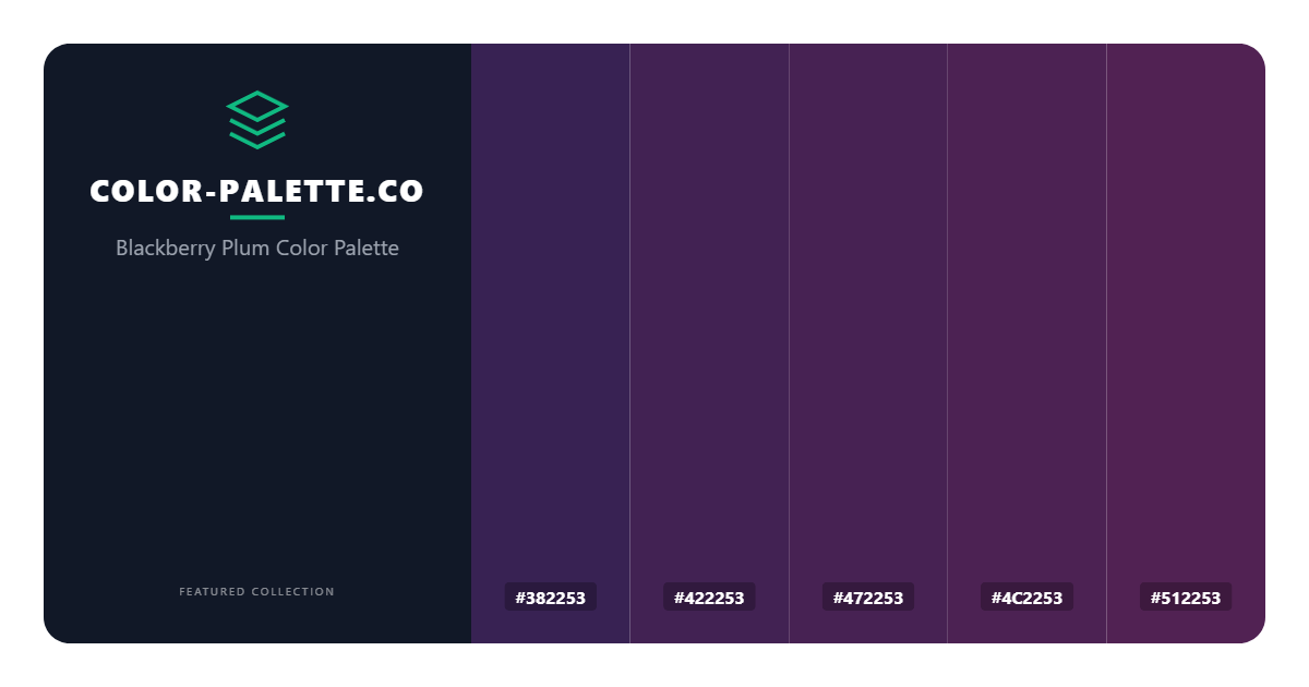 Blackberry Plum Color Palette