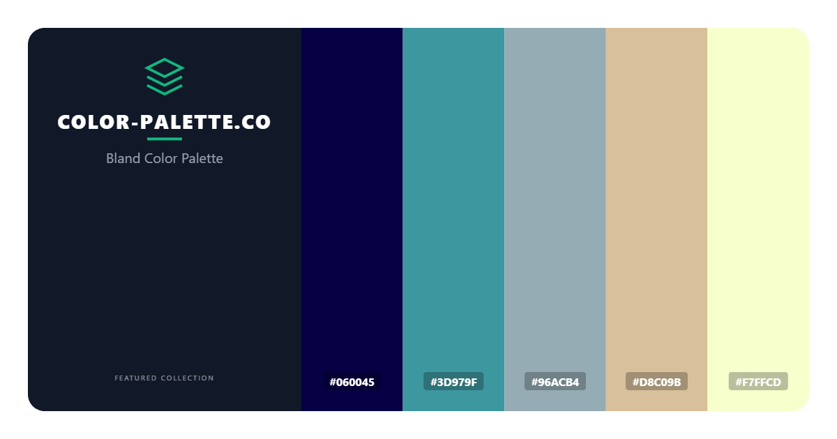 Bland Color Palette