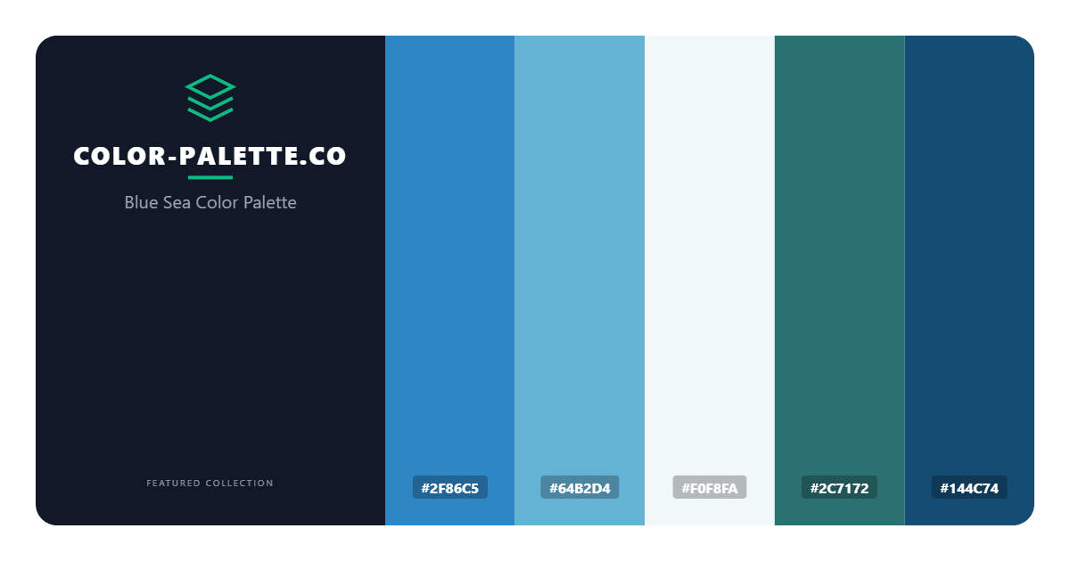 Blue Sea Color Palette