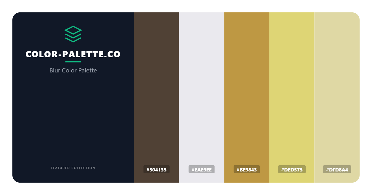 Blur Color Palette