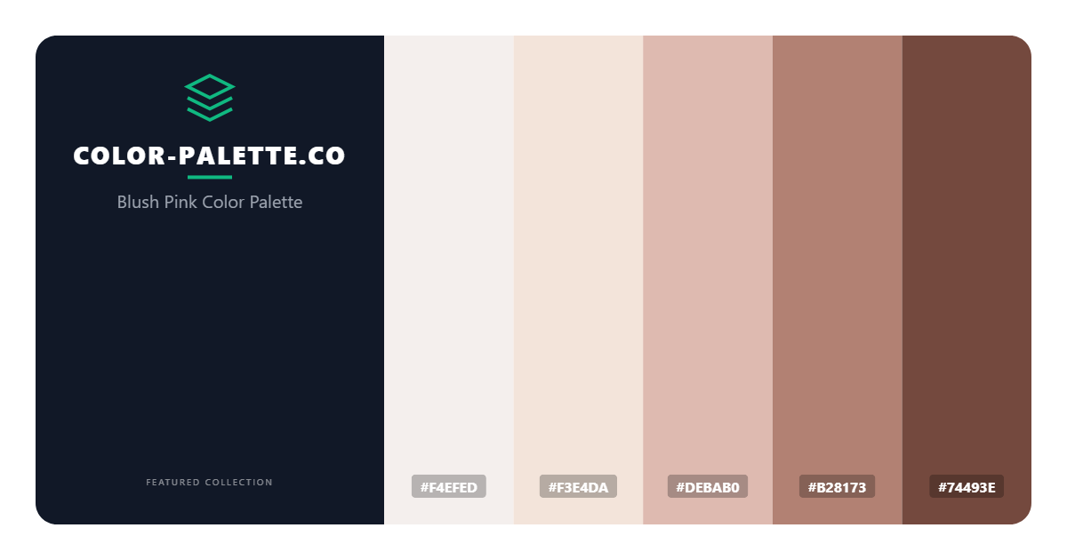 Blush Pink Color Palette