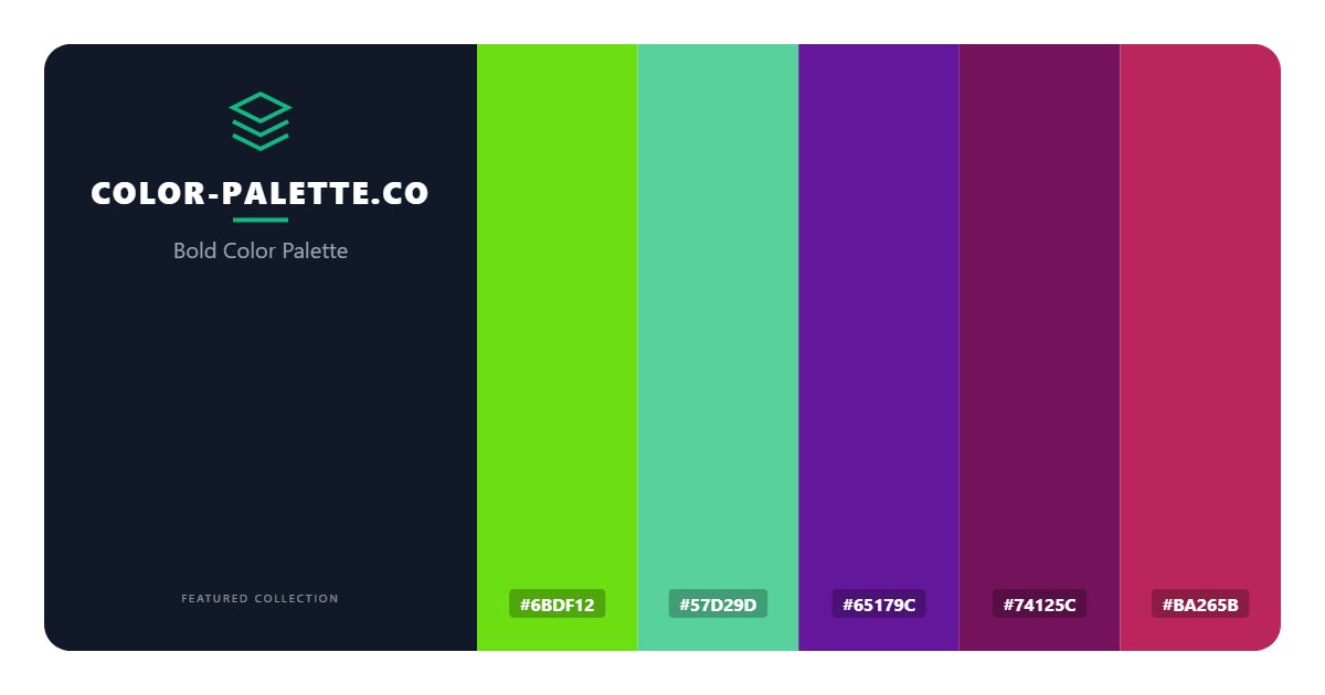 Bold Color Palette