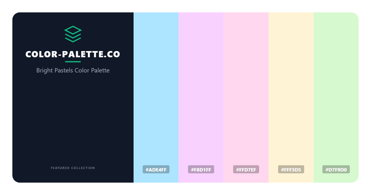 Bright Pastels Color Palette