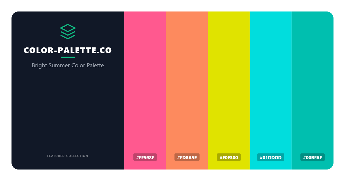 Bright Summer Color Palette