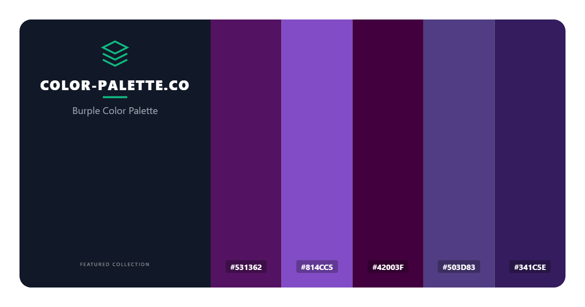 Burple Color Palette