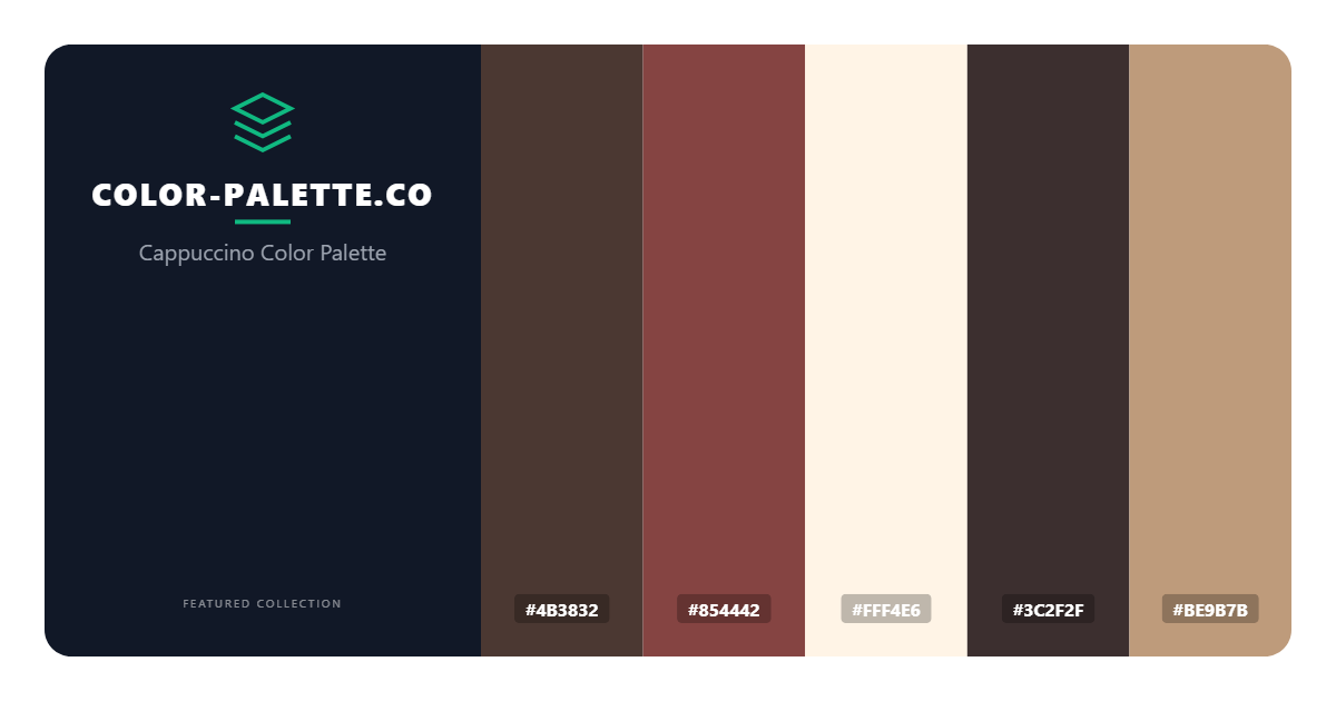 Cappuccino Color Palette