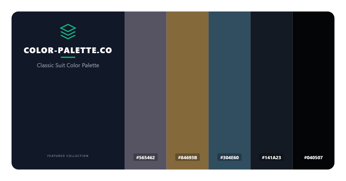 Classic Suit Color Palette