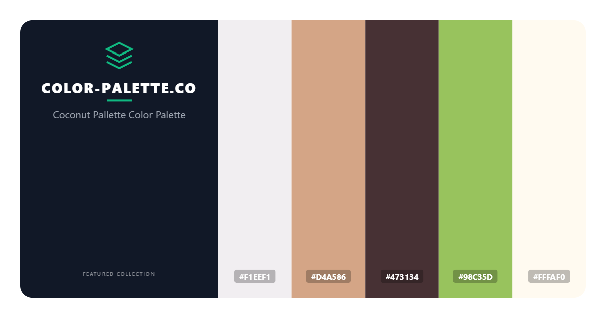 Coconut Pallette Color Palette