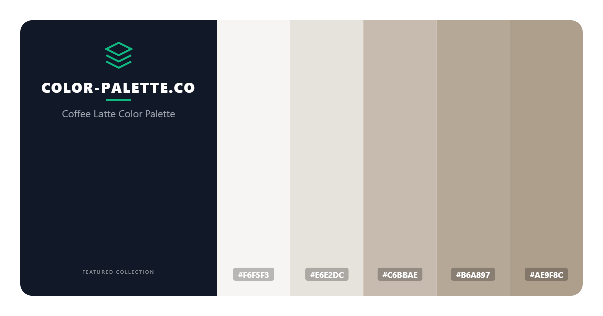 Coffee Latte Color Palette