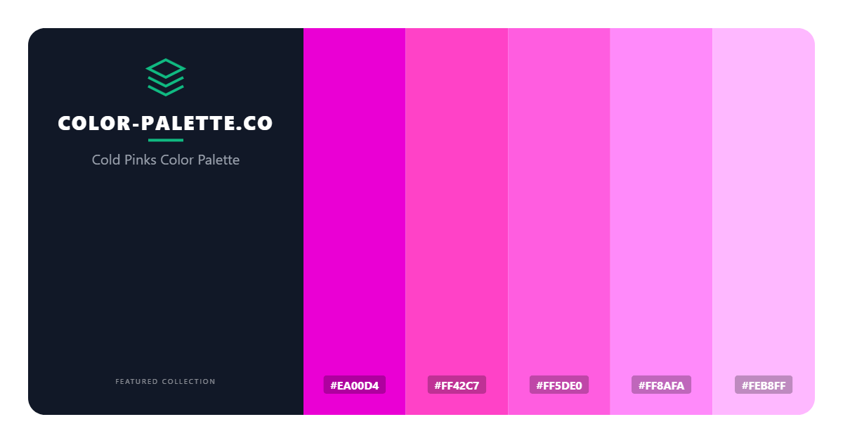 Cold Pinks Color Palette