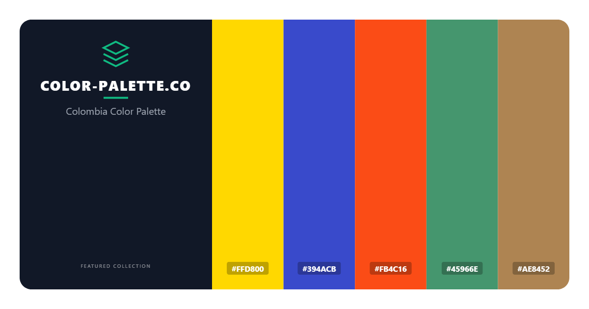 Colombia Color Palette