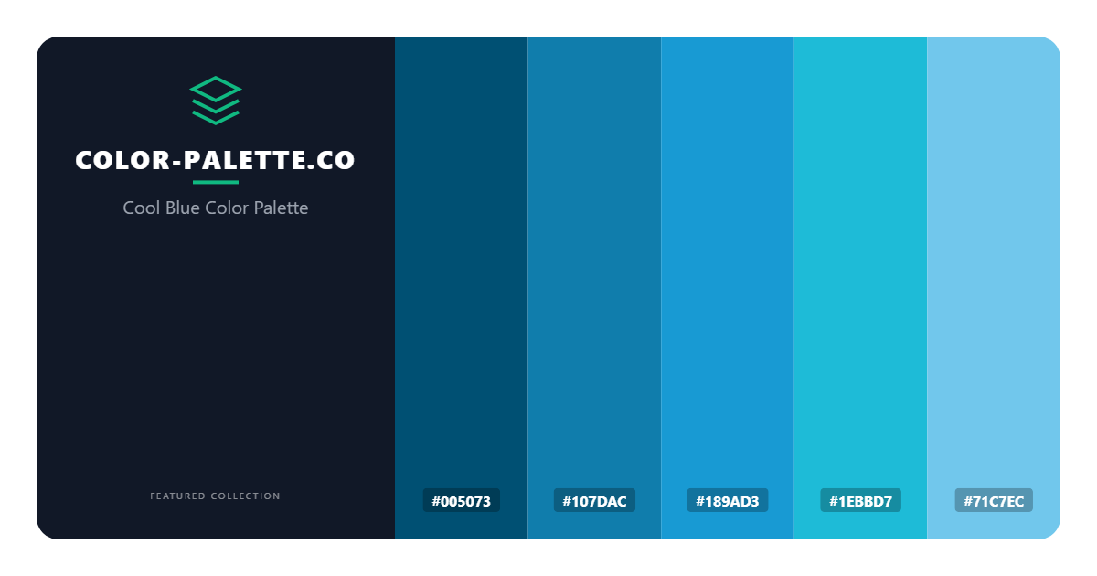 Cool Blue Color Palette