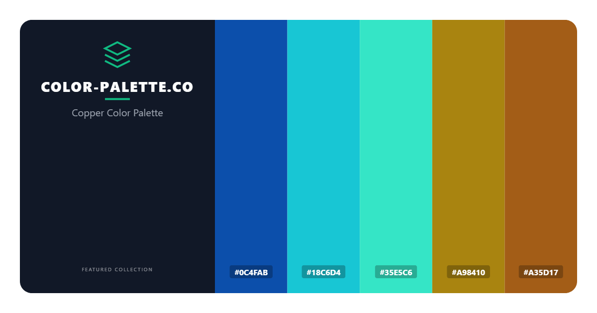 Copper Color Palette