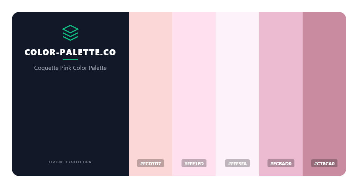 Coquette Pink Color Palette