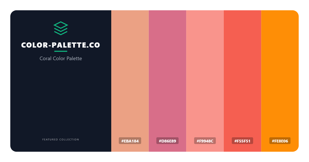 Coral Color Palette
