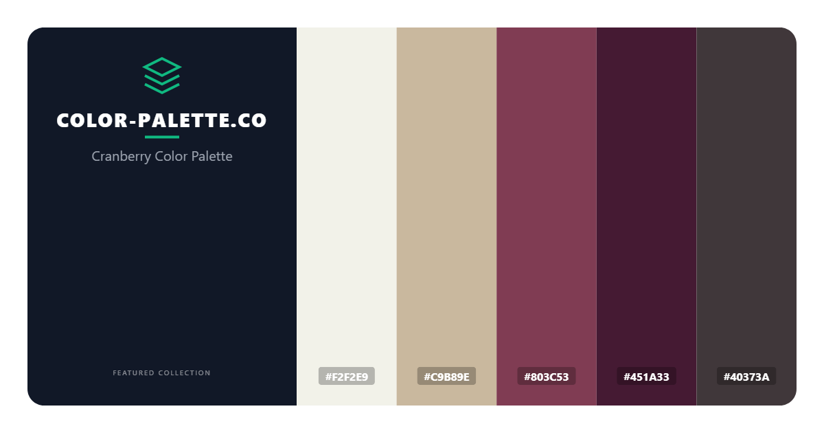 Cranberry Color Palette