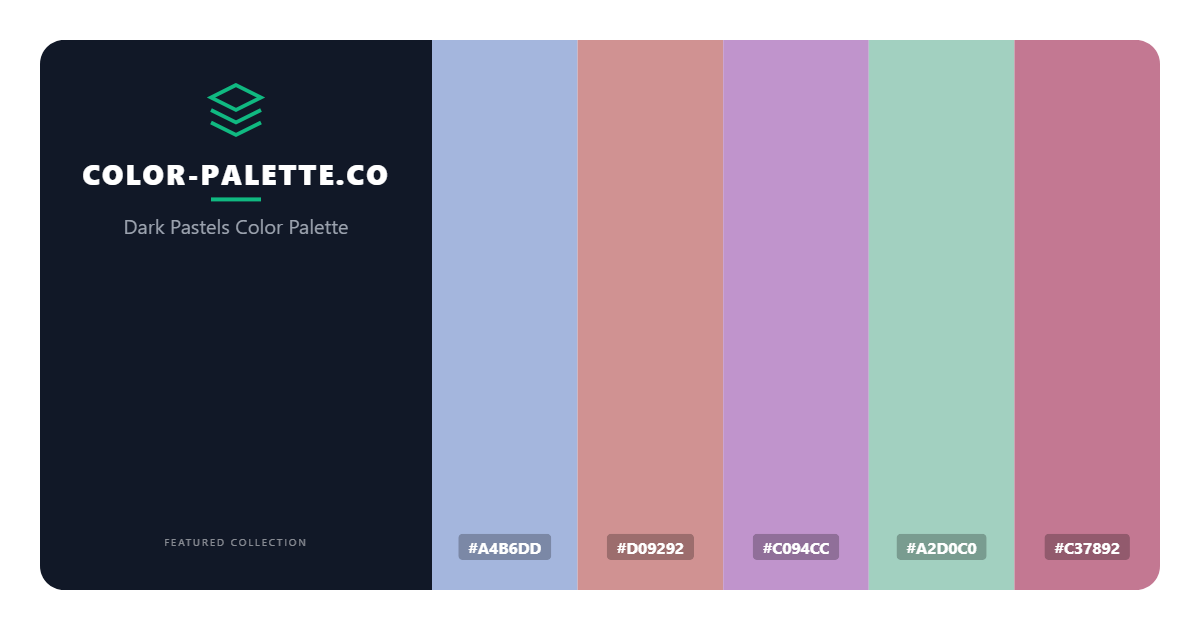 Dark Pastels Color Palette
