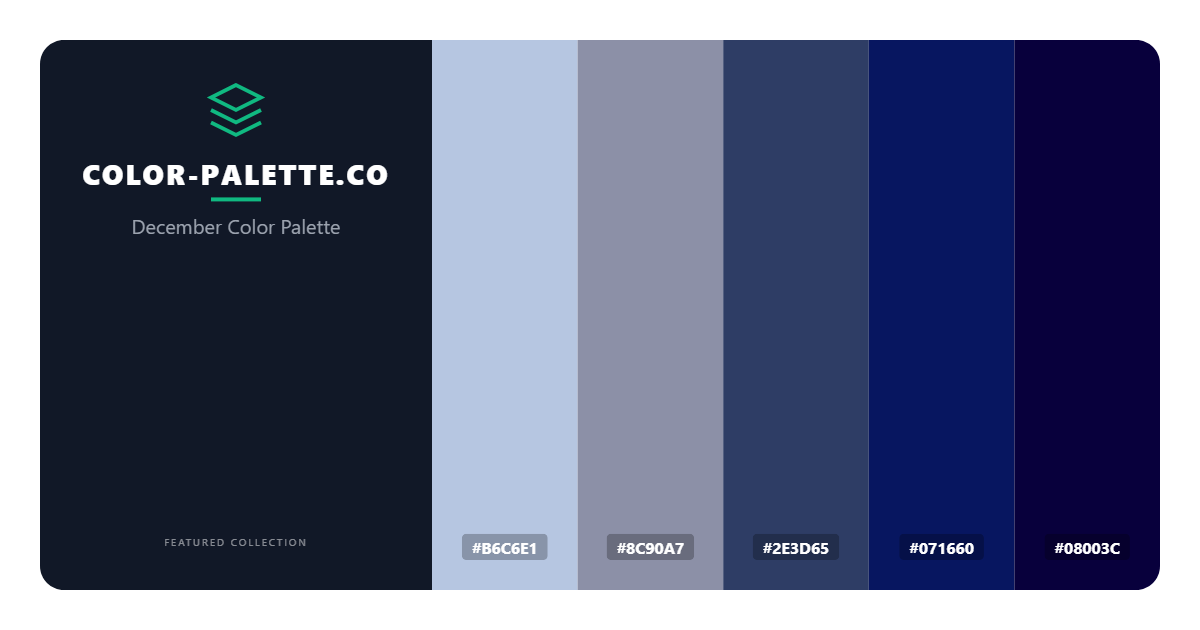 December Color Palette