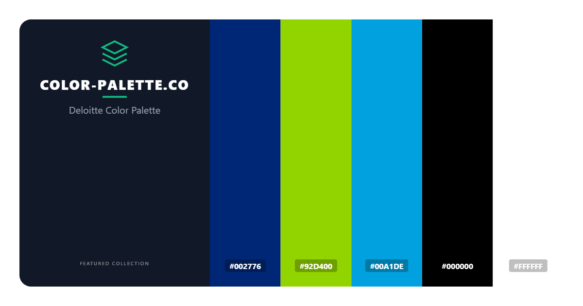 Deloitte Color Palette