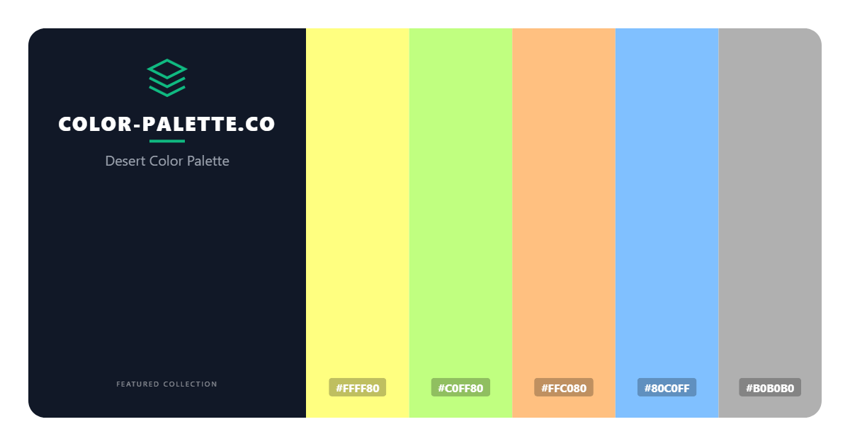 Desert Color Palette