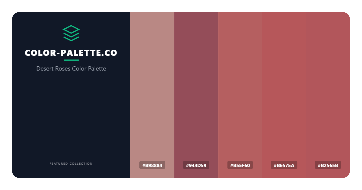 Desert Roses Color Palette