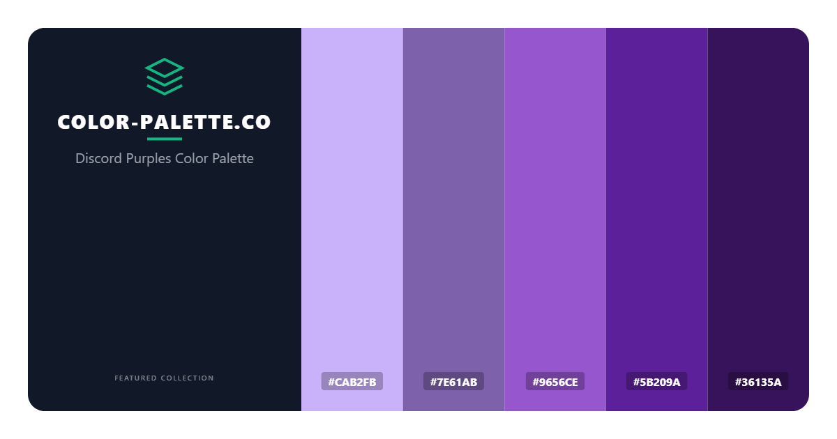 Discord Purples Color Palette