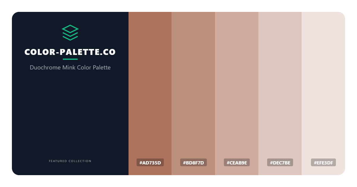 Duochrome Mink Color Palette