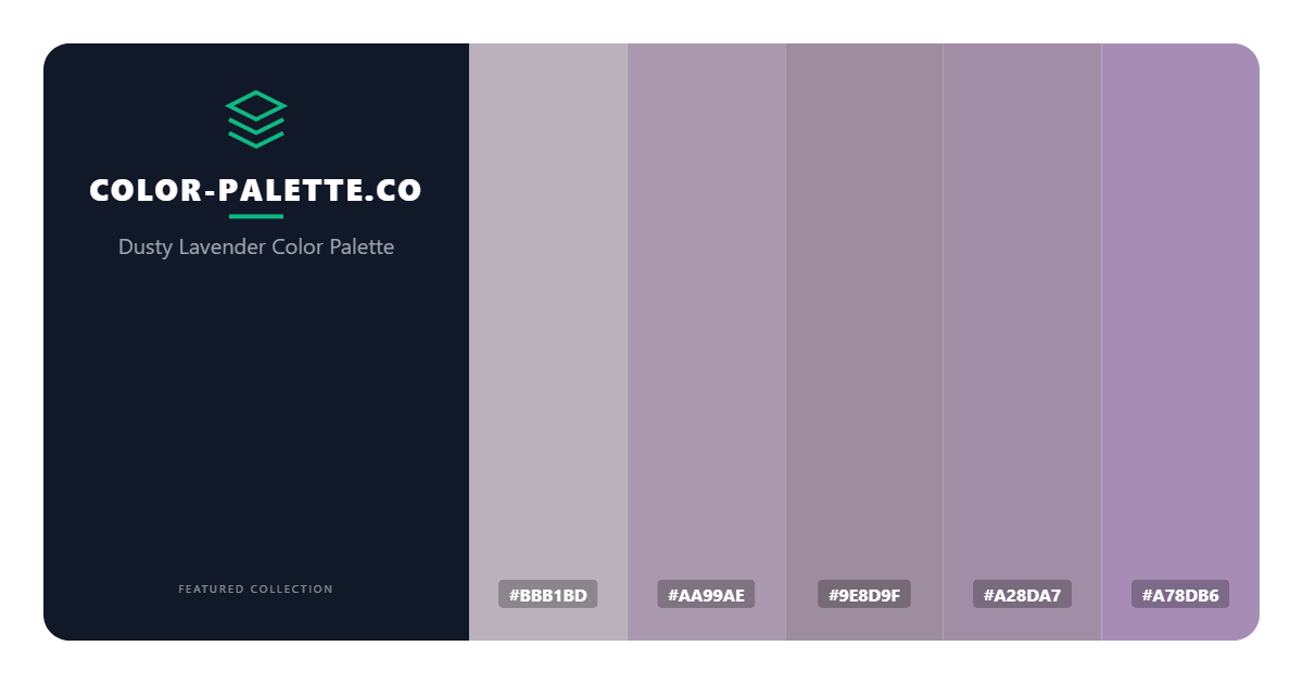Dusty Lavender Color Palette