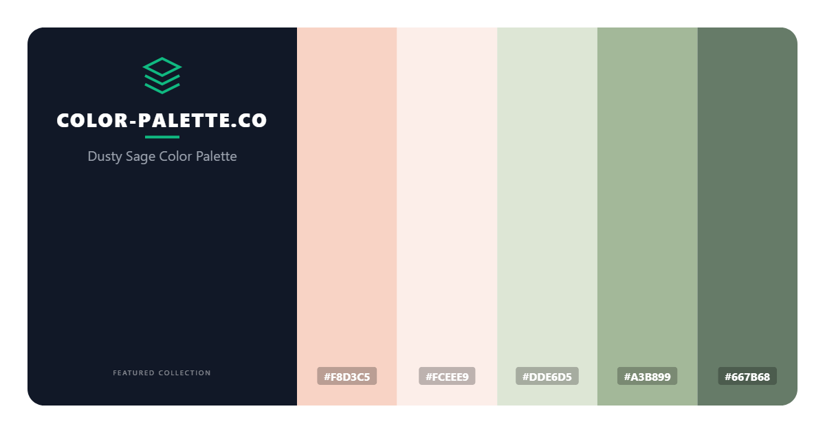 Dusty Sage Color Palette