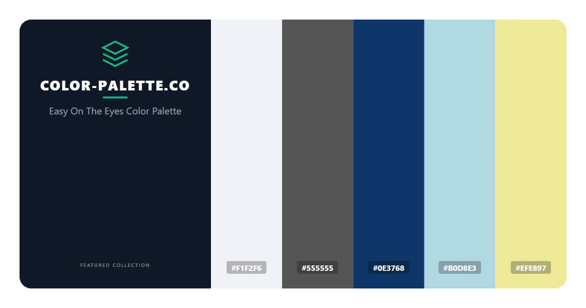Easy On The Eyes Color Palette