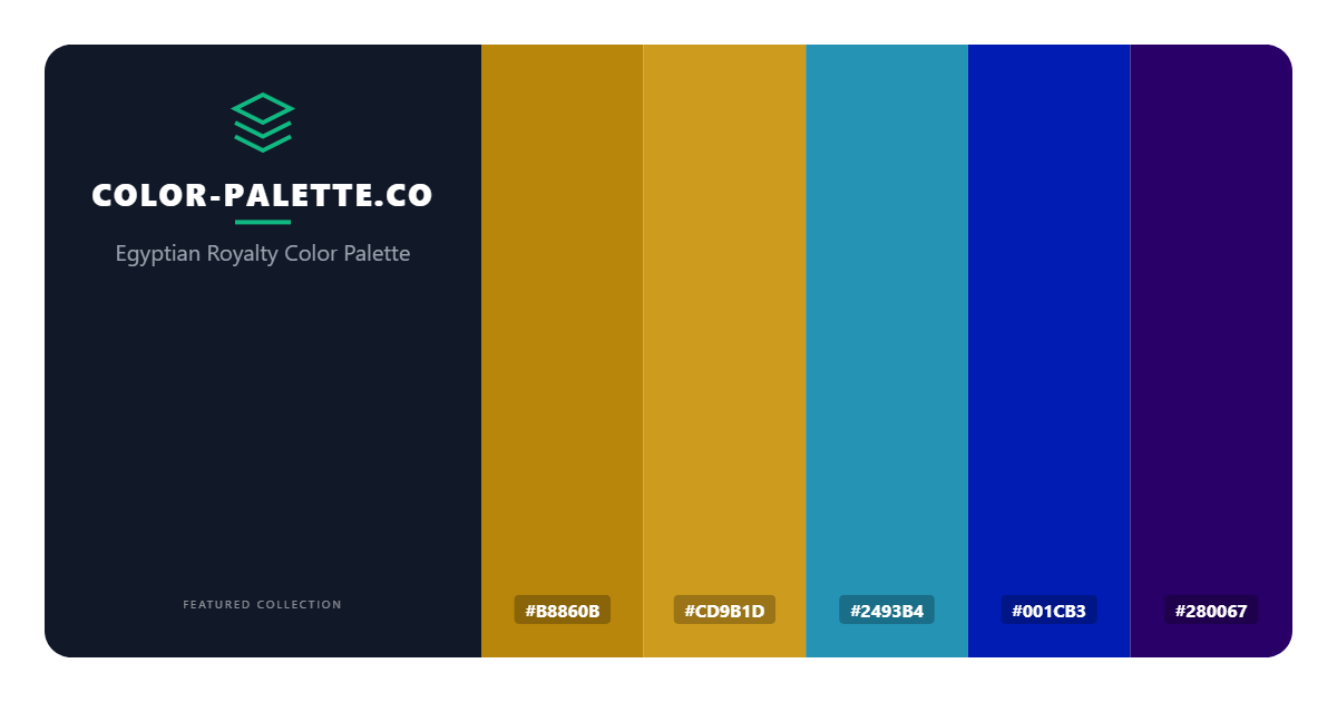 Egyptian Royalty Color Palette
