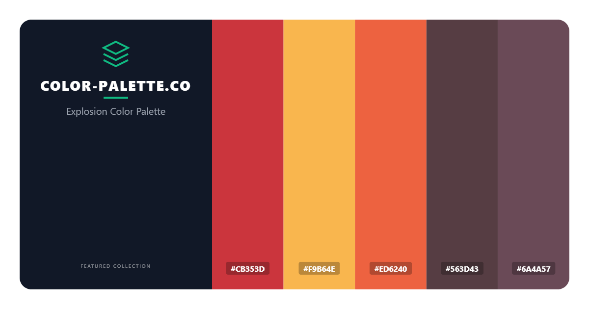 Explosion Color Palette