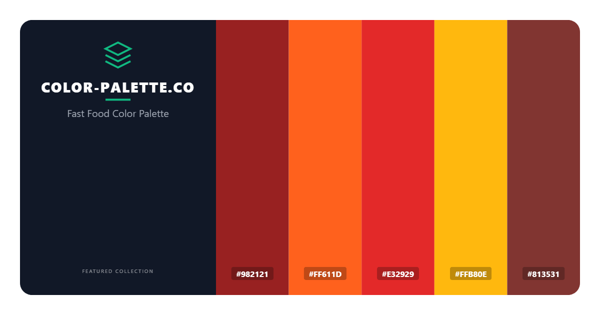 Fast Food Color Palette