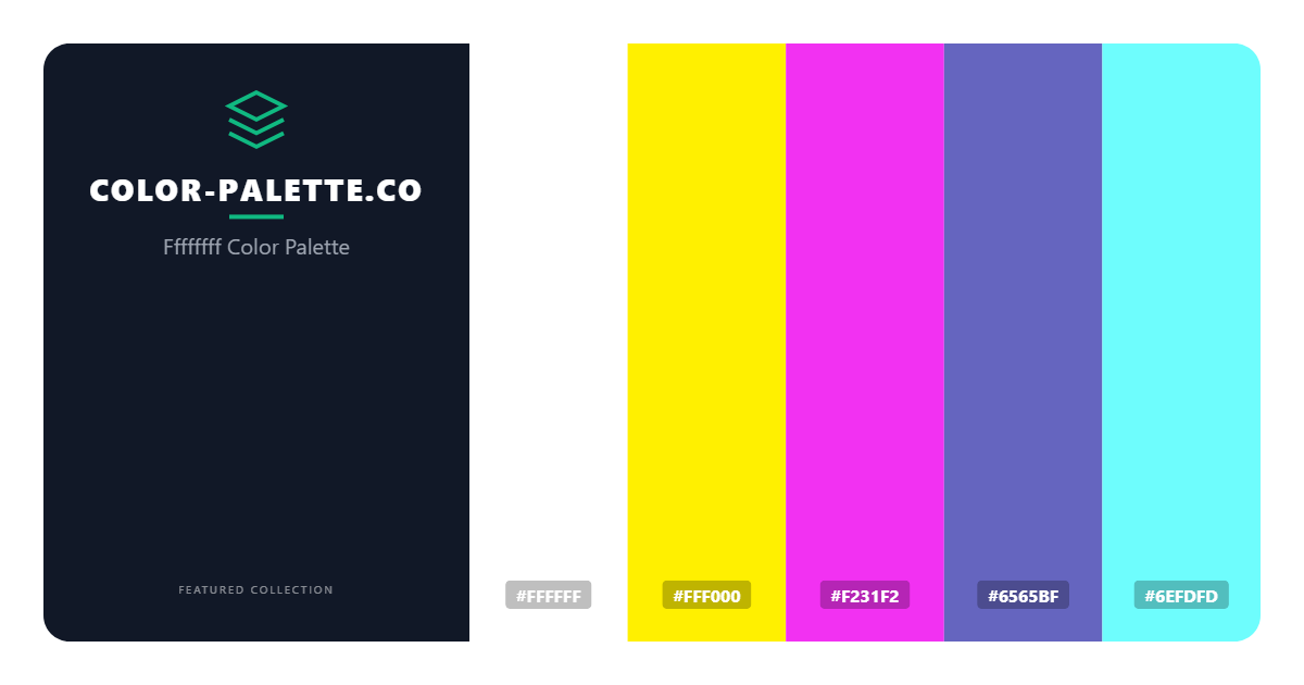 Ffffffff Color Palette