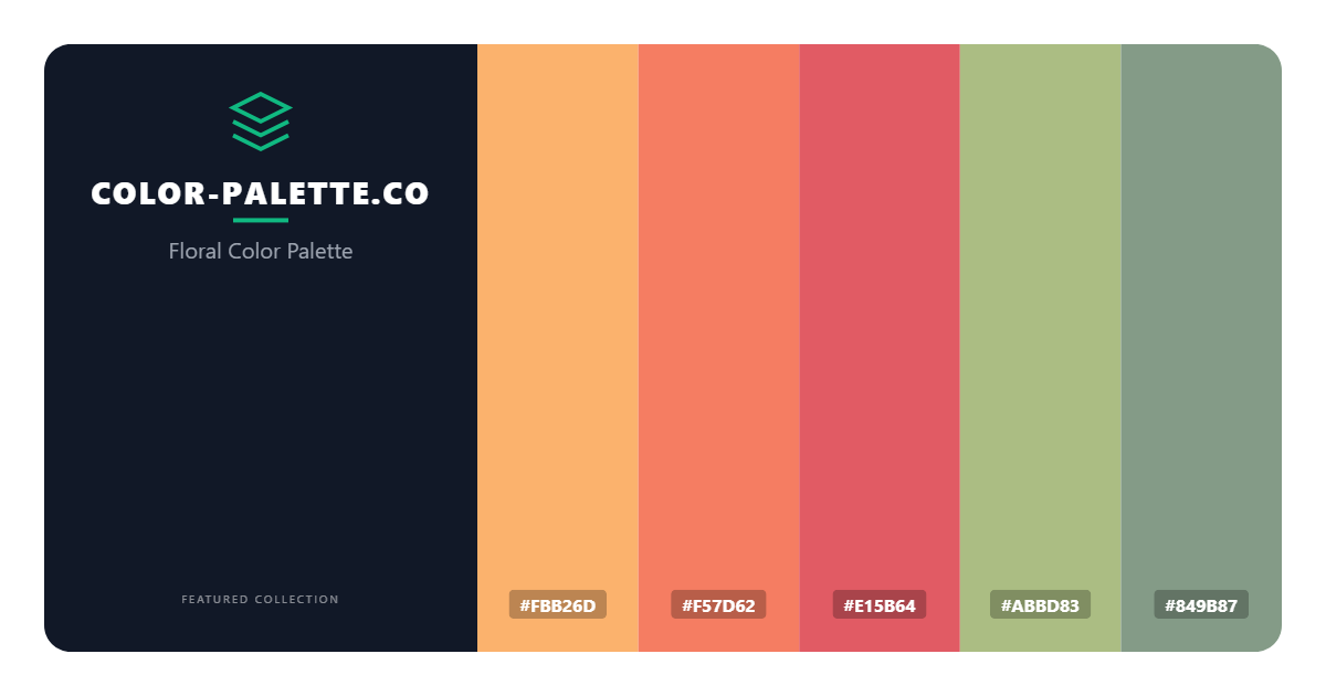 Floral Color Palette