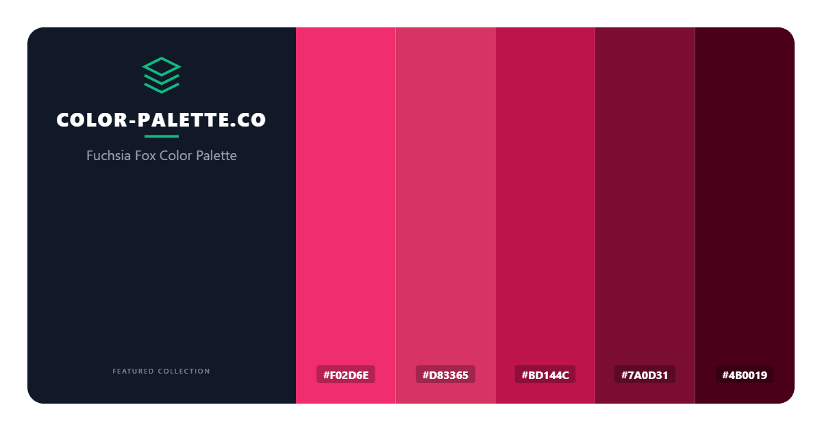 Fuchsia Fox Color Palette