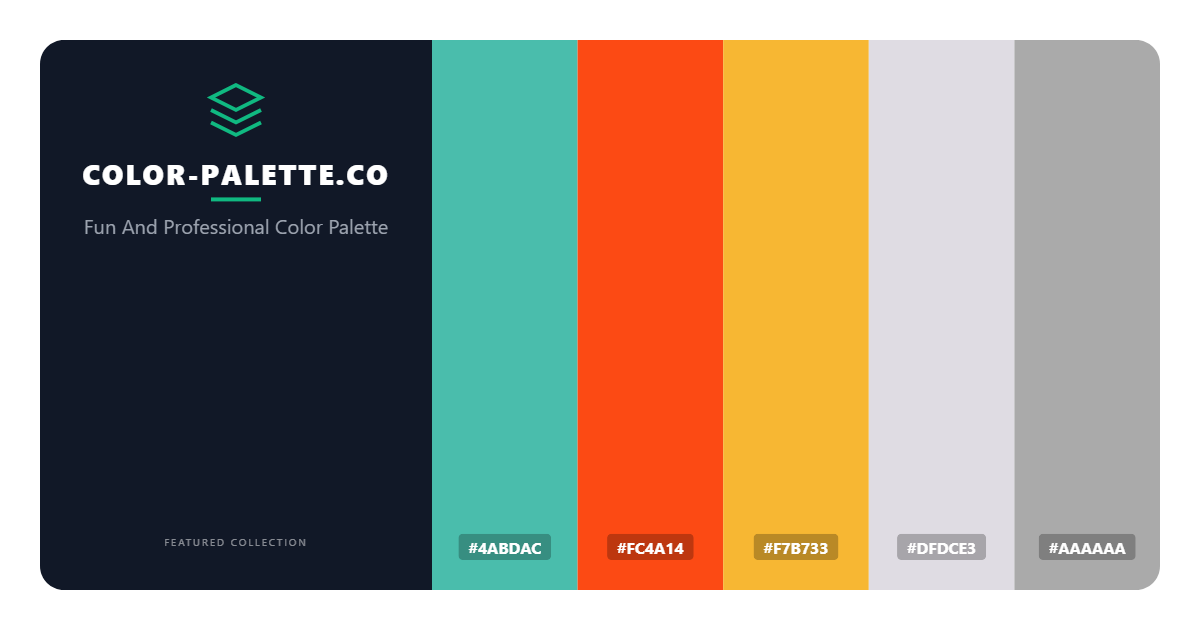 Fun And Professional Color Palette