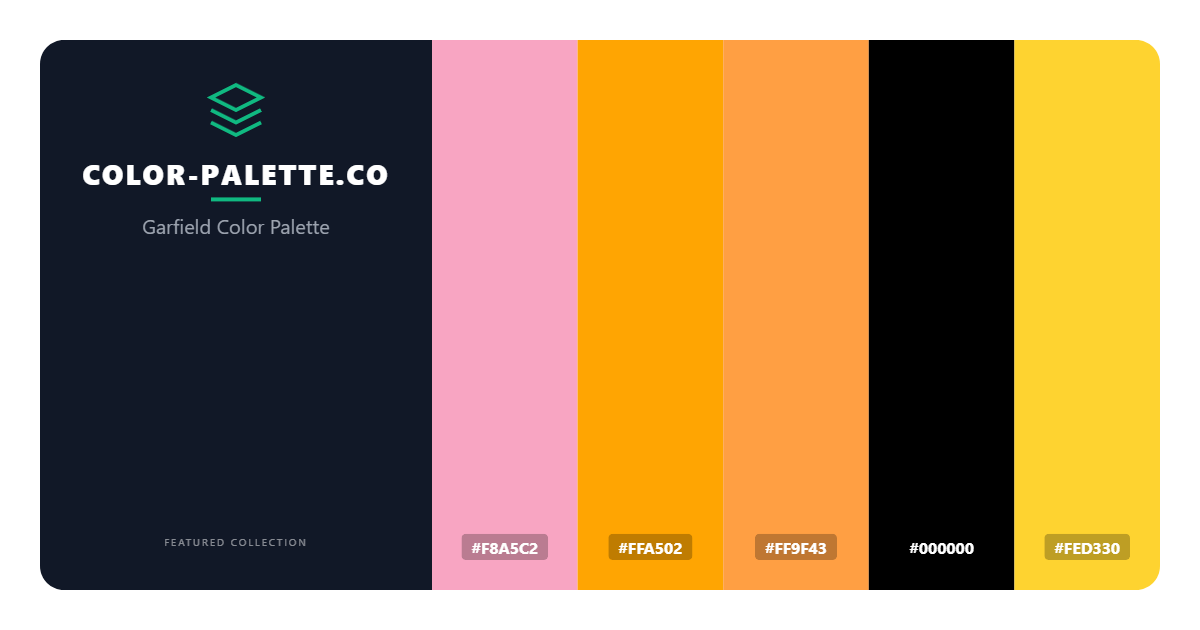 Garfield Color Palette