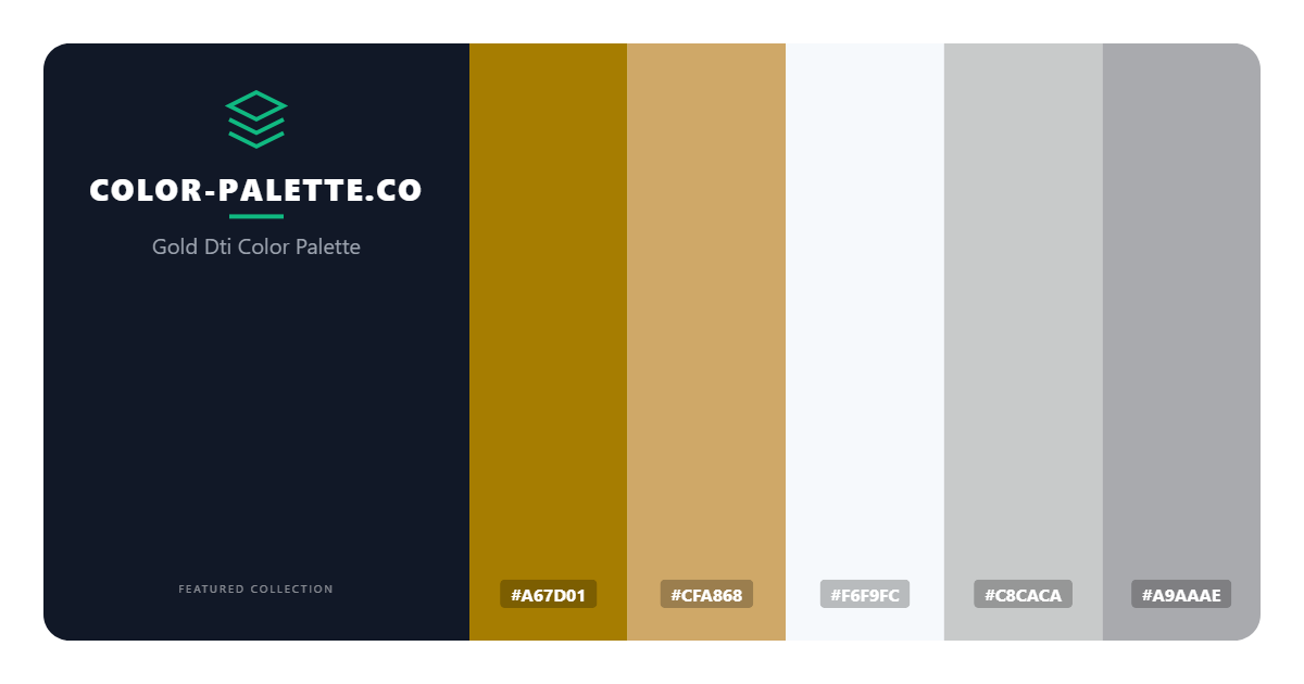 Gold Dti Color Palette